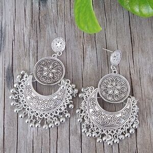 NWT Boho Flowers Stud Dangle Earrings
